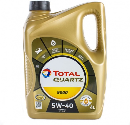Масло моторное Total Quartz 9000 A3/B4 5W-40 SN/CF 4л