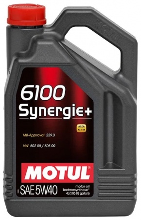 Масло моторное Motul 6100 SYN-nergy A3/B4 5W-40 SL  4л