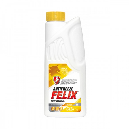 Антифриз G12+ (желтый) FELIX Energy 1кг