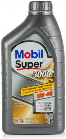 Масло моторное Mobil Super 3000 X1 A3/B4 5W-40 SN/CF 1л