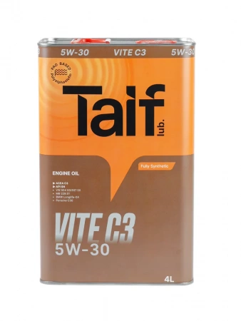 Масло моторное TAIF VITE C3 5W-30 SN 4л