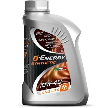 Масло моторное G-Energy Synthetic Long Life A3/B4 10W-40 SN/CF 1л