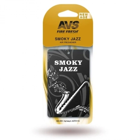Ароматизатор подвесной AVS картон SMOKY JAZZ  GS-033 AVS A07011S