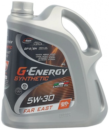 Масло моторное G-Energy Far East GF-5 5W-30 SN 4л + 1л