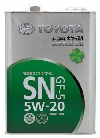 Масло моторное Toyota Motor Oil GF-5 5W-20 SN 4л