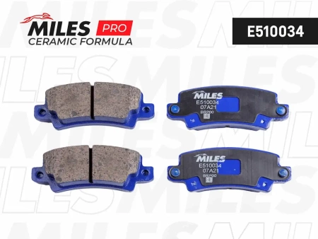 Колодки тормозные MILES E510034