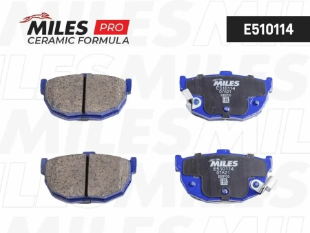Колодки тормозные MILES E510114 Колодки тормозные MILES E510114
