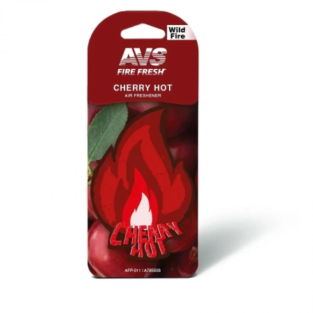 Ароматизатор подвесной AVS картон CHERRY HOT  AFP-011 AVS A78550S