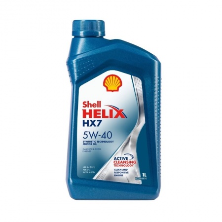 Масло моторное Shell Helix HX7 A3/B4 5W-40 SN PLUS  1л