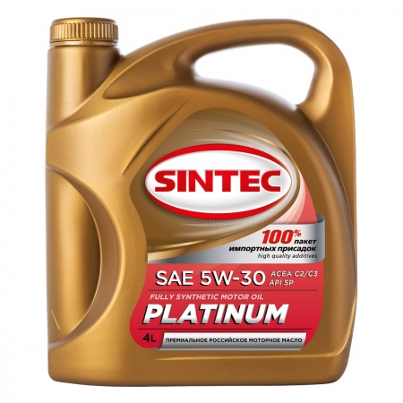 Масло моторное SINTEC Platinum C2/C3 5W-30 SP 4л