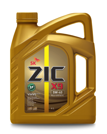 Масло моторное ZIC X9 A3/B4 5W-40 SP 4л