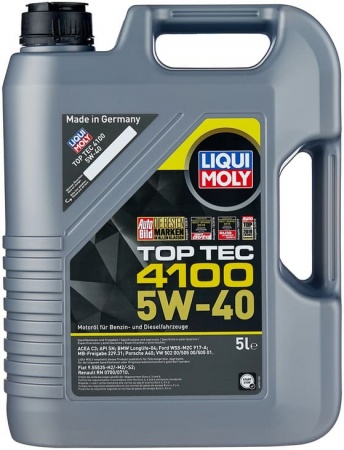 Масло моторное LIQUI MOLY Top Tec 4100 C3 5W-40 SN 5л (акция)