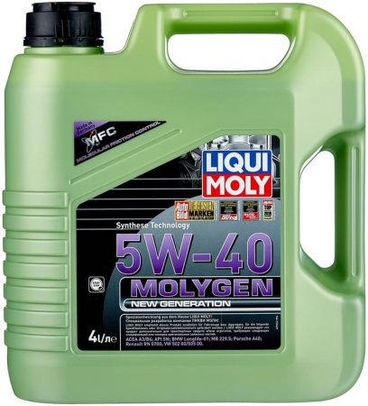 Масло моторное LIQUI MOLY Molygen New Generation A3/B4 5W-40 SN 4л