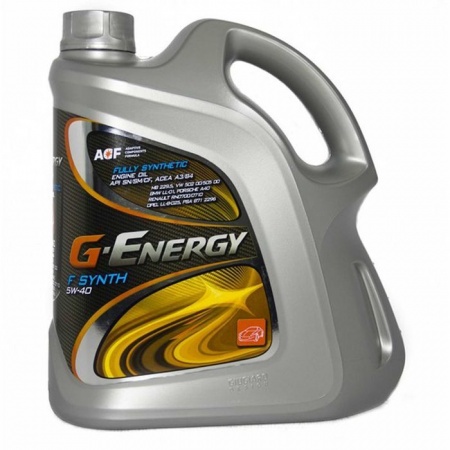 Масло моторное G-Energy Synthetic F Synth A3/B4 5W-40 SN/CF4л