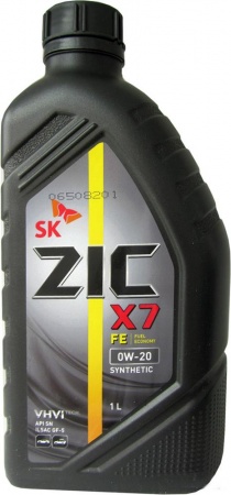 Масло моторное ZIC X7 FE GF-5 0W-20 SN 1л