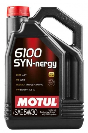 Масло моторное Motul 6100 SYN-nergy A3/B4 5W-30 SL  4л