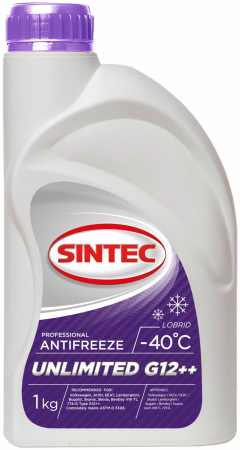 Антифриз G12++ (фиолетовый) SINTEC 1кг