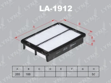 Фильтр воздушный Lynx LA1912