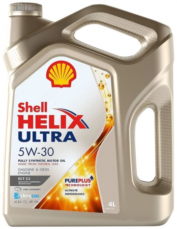 Масло моторное Shell Helix Ultra ECT C3 5W-30 SN 4л