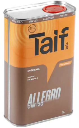 Масло моторное TAIF ALLEGRO 0W-20 1л