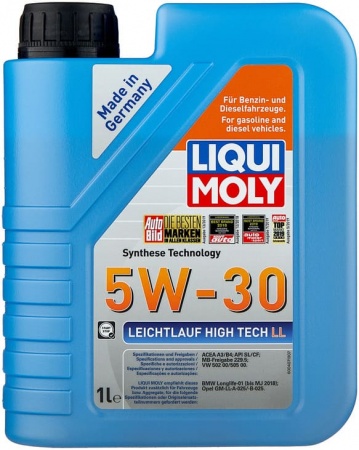 Масло моторное LIQUI MOLY Leichtlauf High Tech LL A3/B4 5W-30 SL/CF 1л