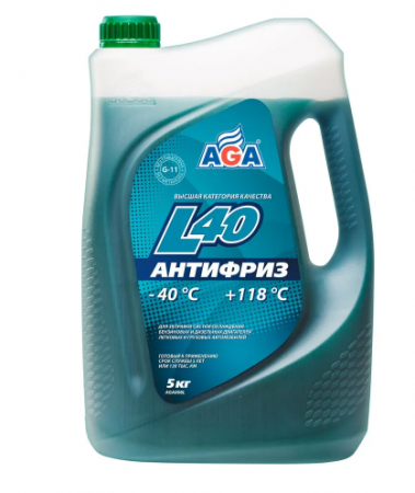 Антифриз G11 (синий) AGA L40 5кг