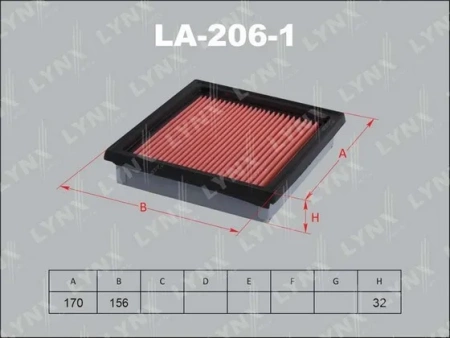 Фильтр воздушный Lynx LA2061