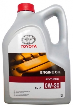Масло моторное Toyota Engine Oil Synthetic A5/B5 0W-30 SL 5л