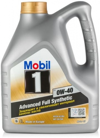 Масло моторное Mobil 1 FS A3/B4 0W-40 SN 4л