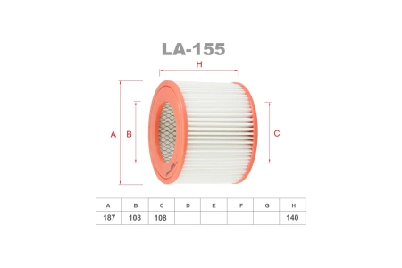 Фильтр воздушный Lynx LA155