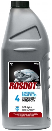 Жидкость тормозная DOT 4 ROSDOT 4 синт 0,910кг Тосол-Синтез
