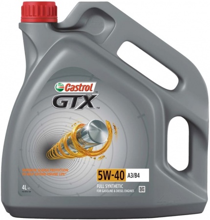 Масло моторное Castrol GTX A3/B4 5W-40 SM/CF 4л