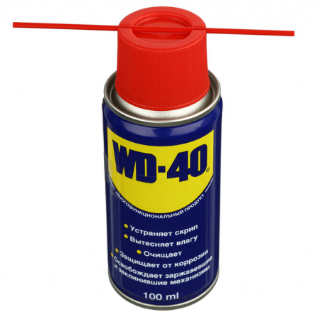 Смазка проникающая WD-40 100мл (аэрозоль)
