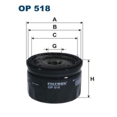 Фильтр масляный FILTRON OP518