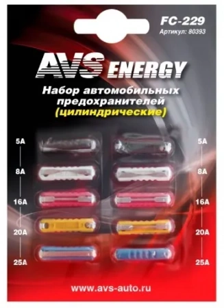 Предохранители цилиндрические  FC-229