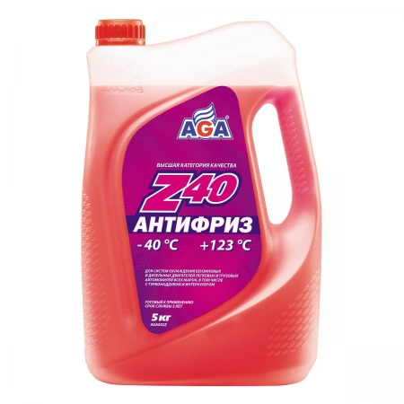 Антифриз G12++ (красный) AGA Z40 5кг